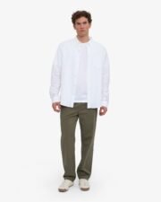 Organic Twill Pants - Dusty Olive - Image 6