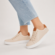 Ivory Tan Everyday Court Sneakers - Image 2