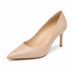 Nude Élan Pointed-Toe Pumps