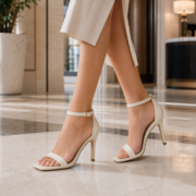 Ivory Celeste Ankle-Strap Heels - Image 3